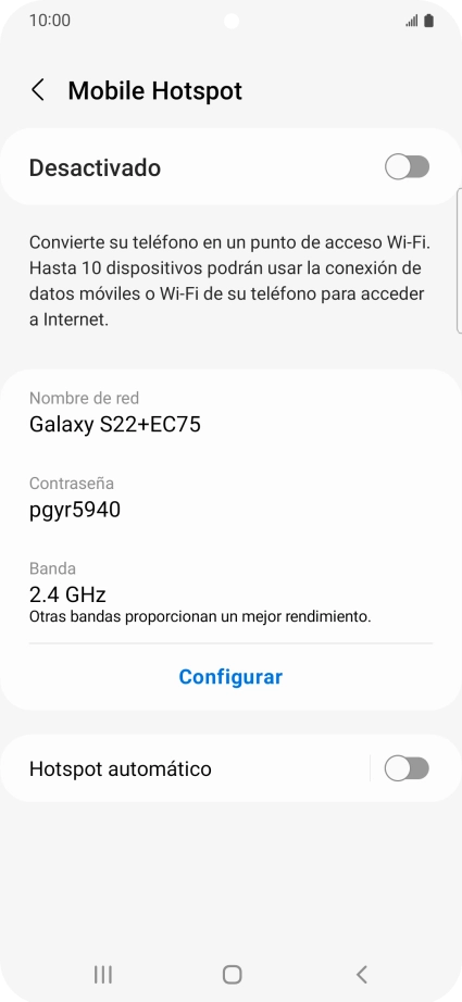 Pulsa Configurar. Pulsa Configurar.
