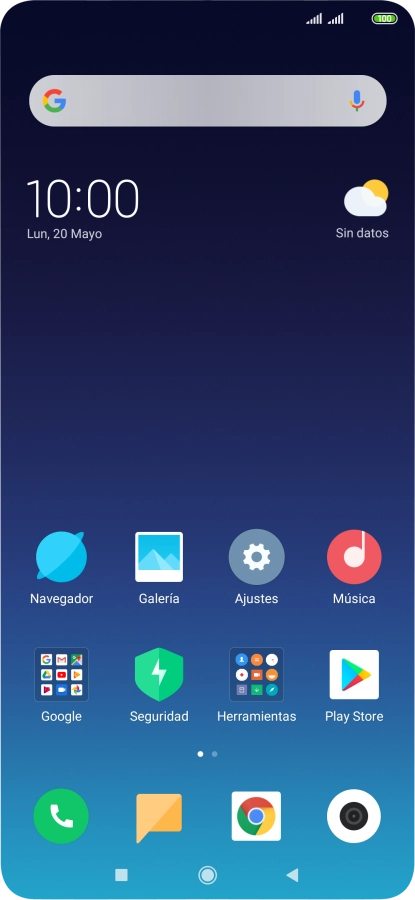 Cuando el icono de carga de batería aparece en la pantalla, el teléfono se está cargando. Cuando el icono de carga de batería aparece en la pantalla, el teléfono se está cargando.