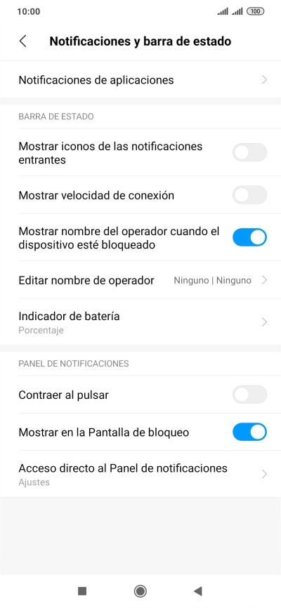 Pulsa Notificaciones de aplicaciones. Pulsa Notificaciones de aplicaciones.