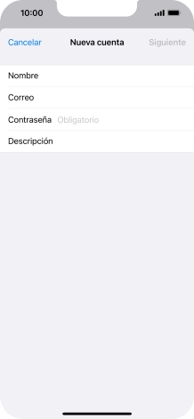 Pulsa Contraseña e introduce la contraseña de tu cuenta de correo electrónico. Pulsa Contraseña e introduce la contraseña de tu cuenta de correo electrónico.