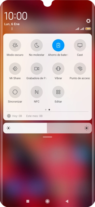 Pulsa la tecla de inicio para terminar y regresar a la pantalla de inicio. Pulsa la tecla de inicio para terminar y regresar a la pantalla de inicio.