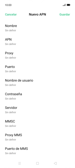 Pulsa Nombre. Pulsa Nombre.