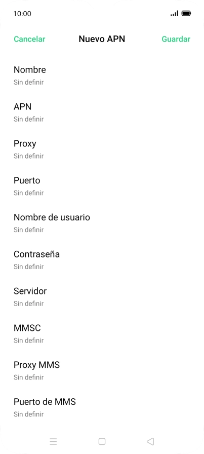 Pulsa Nombre. Pulsa Nombre.