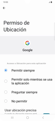 Pulsa el ajuste deseado. Pulsa el ajuste deseado.