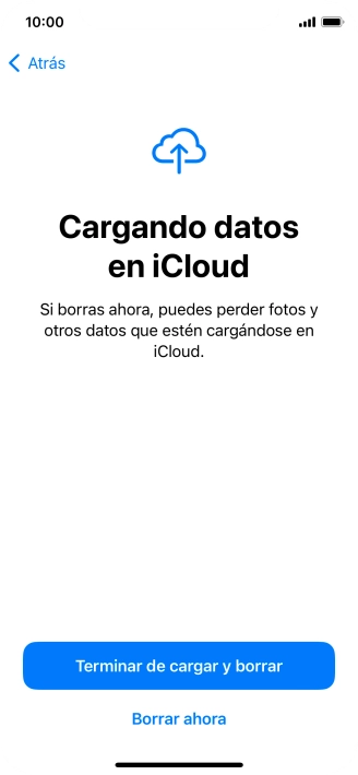 Pulsa Borrar ahora. Pulsa Borrar ahora.