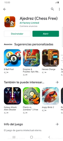 Pulsa la tecla de inicio para terminar y regresar a la pantalla de inicio. Pulsa la tecla de inicio para terminar y regresar a la pantalla de inicio.