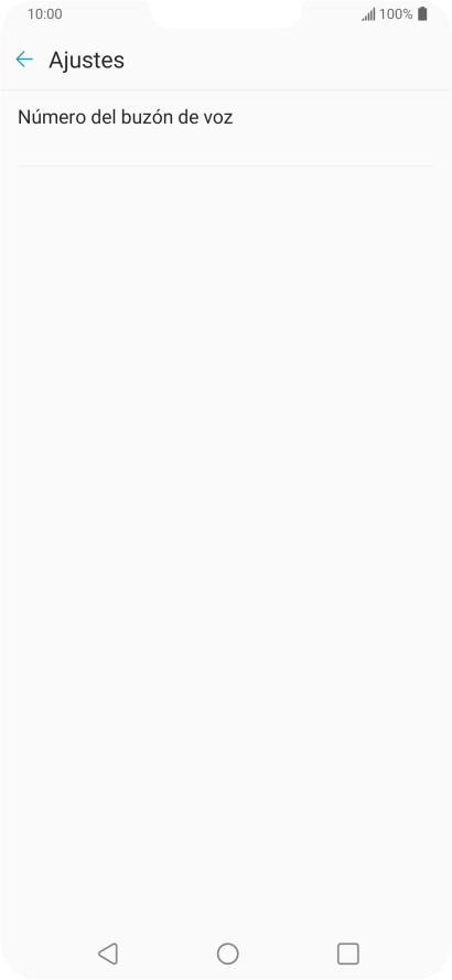 Pulsa Número del buzón de voz. Pulsa Número del buzón de voz.