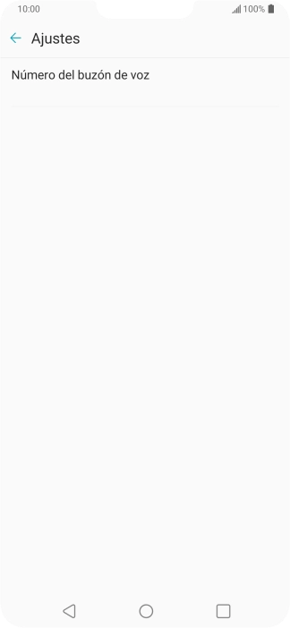 Pulsa Número del buzón de voz. Pulsa Número del buzón de voz.