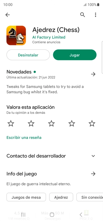 Pulsa Desinstalar. Pulsa Desinstalar.