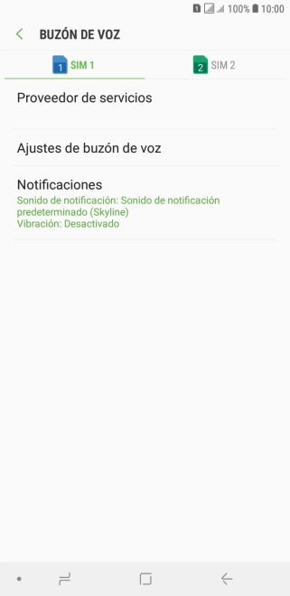 Pulsa la tarjeta SIM deseada. Pulsa la tarjeta SIM deseada.