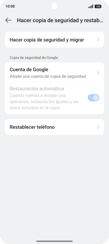 Pulsa Restablecer teléfono. Pulsa Restablecer teléfono.