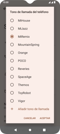 Pulsa los timbres de llamada deseados para escucharlos. Pulsa los timbres de llamada deseados para escucharlos.