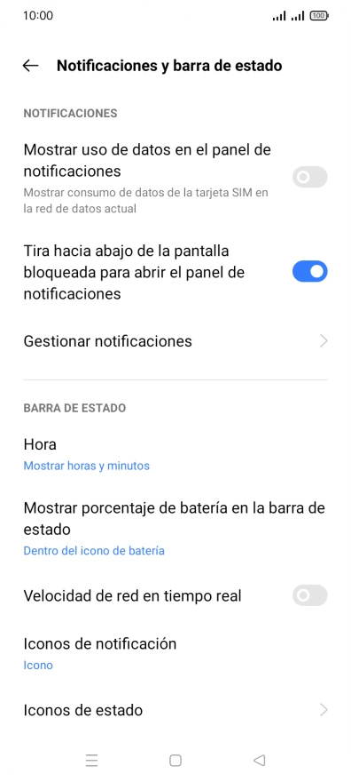Pulsa Gestionar notificaciones. Pulsa Gestionar notificaciones.