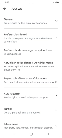 Pulsa Actualizar aplicaciones automáticamente. Pulsa Actualizar aplicaciones automáticamente.