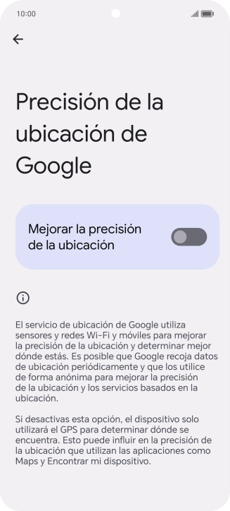 Si pulsas el indicador junto a Si pulsas el indicador junto a
