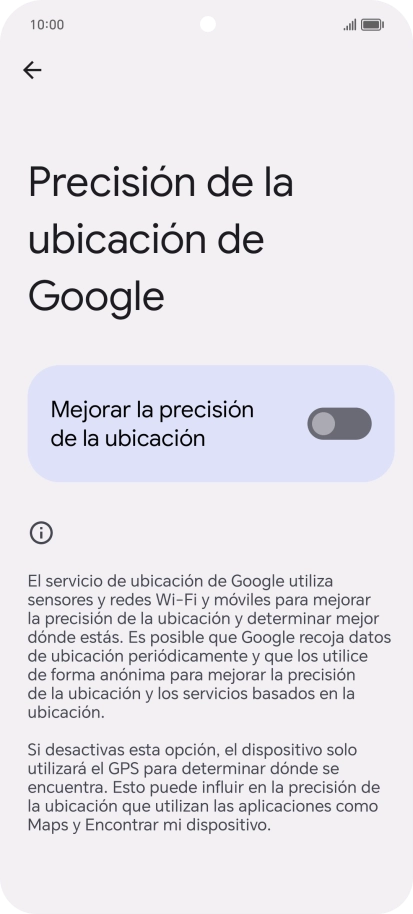 Si pulsas el indicador junto a Si pulsas el indicador junto a