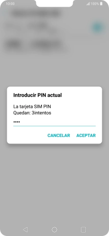 Introduce tu código PIN y pulsa ACEPTAR. Introduce tu código PIN y pulsa ACEPTAR.