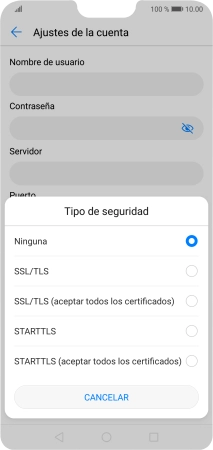 Pulsa Ninguna para desactivar la función. Pulsa Ninguna para desactivar la función.