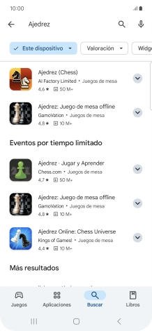 Pulsa la app deseada. Pulsa la app deseada.
