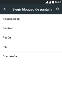 Introduce el código de seguridad actual y pulsa Sin seguridad. Introduce el código de seguridad actual y pulsa Sin seguridad.