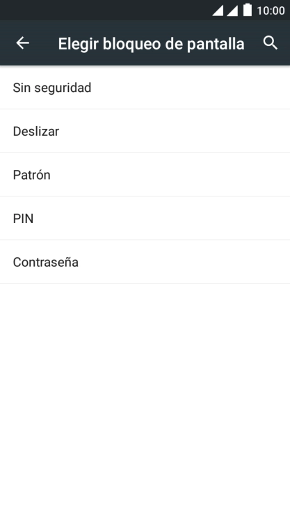 Introduce el código de seguridad actual y pulsa Sin seguridad. Introduce el código de seguridad actual y pulsa Sin seguridad.