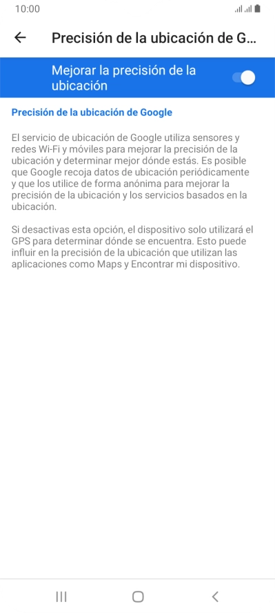 Pulsa el indicador junto a Pulsa el indicador junto a