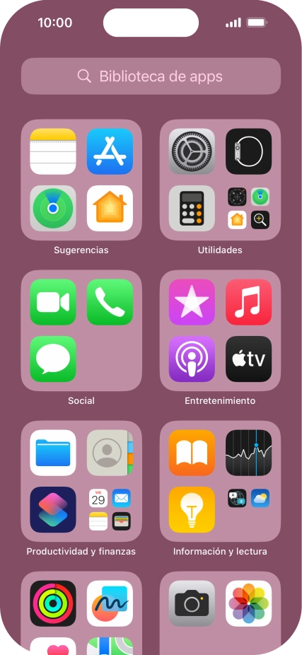 Pulsa la app deseada. Pulsa la app deseada.