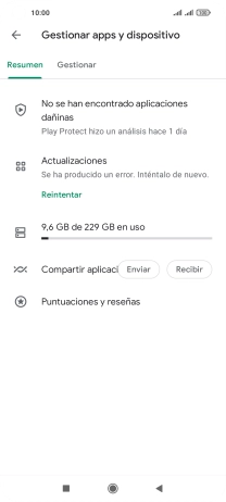 Pulsa Gestionar. Pulsa Gestionar.