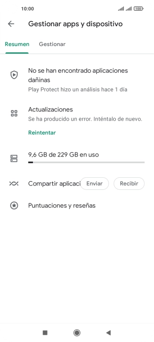 Pulsa Gestionar. Pulsa Gestionar.