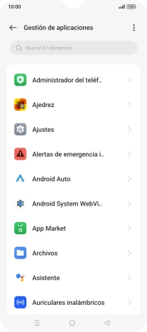 Pulsa la app deseada. Pulsa la app deseada.