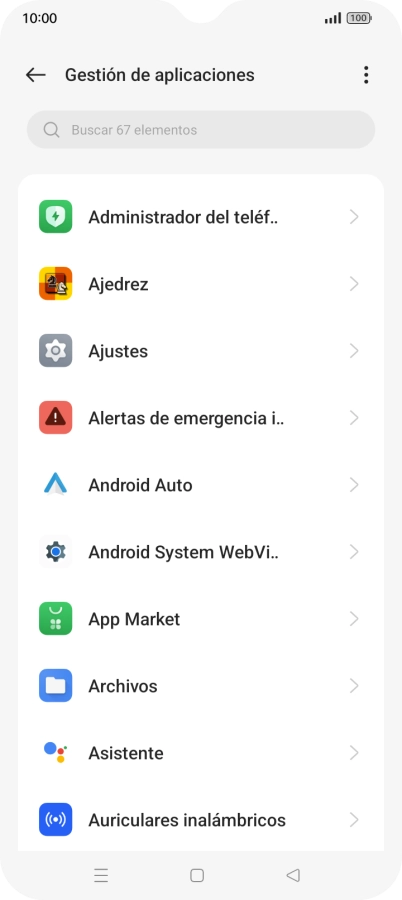 Pulsa la app deseada. Pulsa la app deseada.