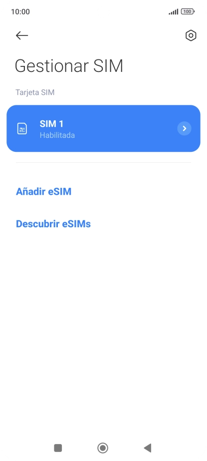 Pulsa Añadir eSIM. Pulsa Añadir eSIM.
