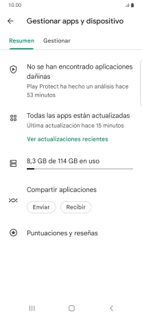 Pulsa Gestionar. Pulsa Gestionar.