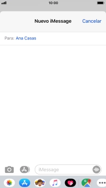 También puedes enviar fotografías, vídeos, mensajes de sonido y diferentes efectos en el iMessage. Sigue las indicaciones de la pantalla para enviar tu iMessage con el contenido deseado. También puedes enviar fotografías, vídeos, mensajes de sonido y diferentes efectos en el iMessage. Sigue las indicaciones de la pantalla para enviar tu iMessage con el contenido deseado.