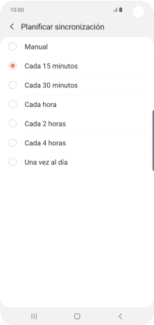 Pulsa el ajuste deseado. Pulsa el ajuste deseado.