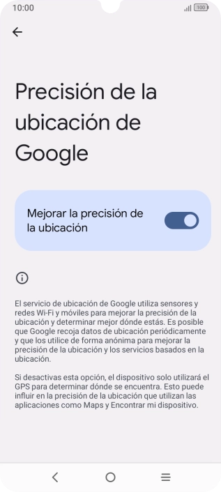 Si pulsas el indicador junto a Si pulsas el indicador junto a