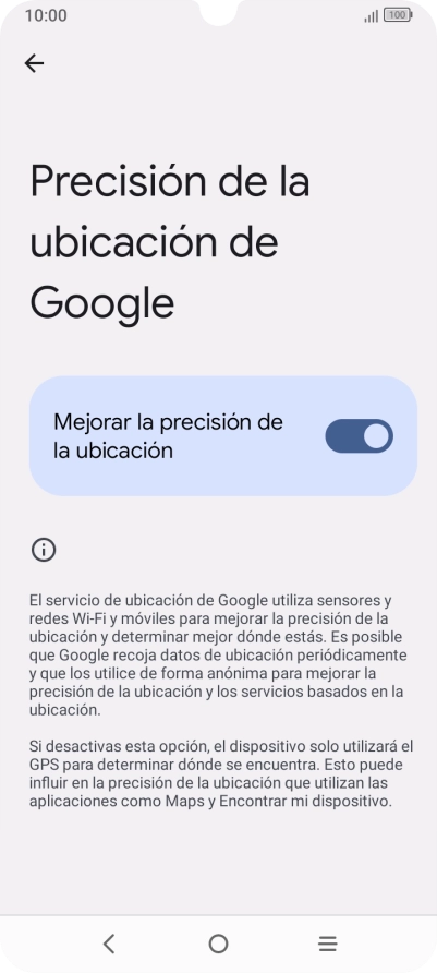 Si pulsas el indicador junto a Si pulsas el indicador junto a
