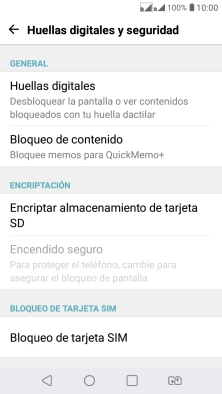 Pulsa Bloqueo de tarjeta SIM. Pulsa Bloqueo de tarjeta SIM.