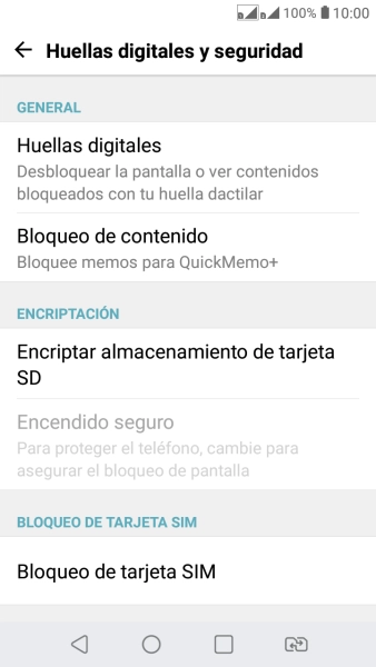 Pulsa Bloqueo de tarjeta SIM. Pulsa Bloqueo de tarjeta SIM.