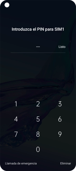 Si lo solicita el teléfono, introduce el código PIN y pulsa Listo. Si lo solicita el teléfono, introduce el código PIN y pulsa Listo.