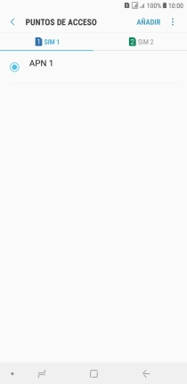 Pulsa la tarjeta SIM deseada. Pulsa la tarjeta SIM deseada.