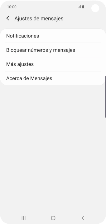 Pulsa Más ajustes. Pulsa Más ajustes.