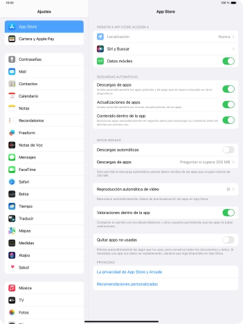 Desliza el dedo hacia arriba desde la parte inferior de la pantalla para terminar y volver a la pantalla de inicio. Desliza el dedo hacia arriba desde la parte inferior de la pantalla para terminar y volver a la pantalla de inicio.