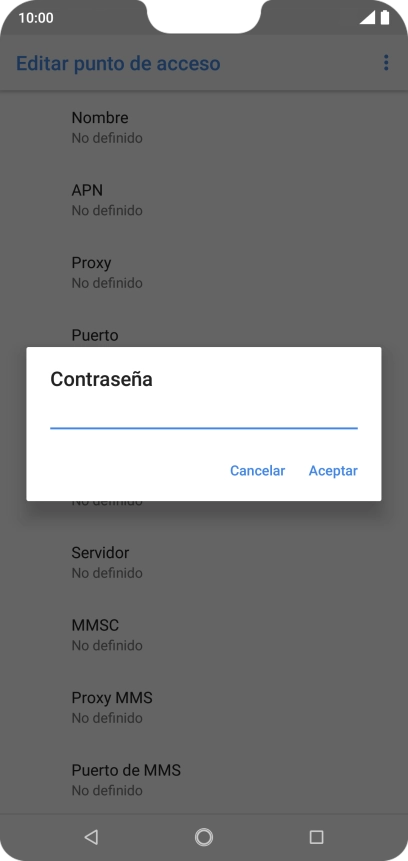 Introduce wap125 y pulsa Aceptar. Introduce wap125 y pulsa Aceptar.