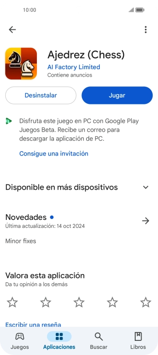 Pulsa Desinstalar. Pulsa Desinstalar.