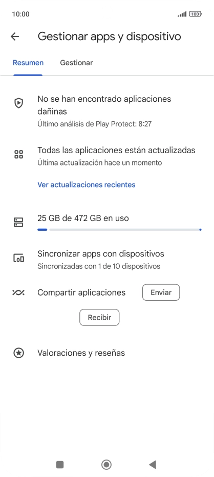 Pulsa Gestionar. Pulsa Gestionar.