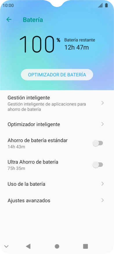 Pulsa el indicador junto a Pulsa el indicador junto a