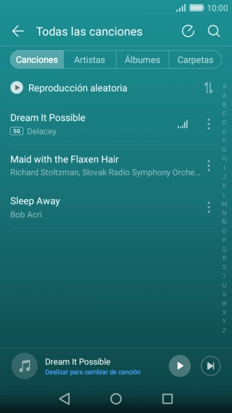 Pulsa la categoría deseada. Pulsa la categoría deseada.