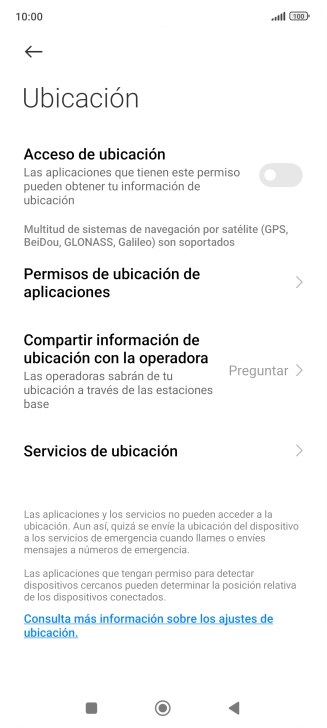 Pulsa el indicador junto a Pulsa el indicador junto a
