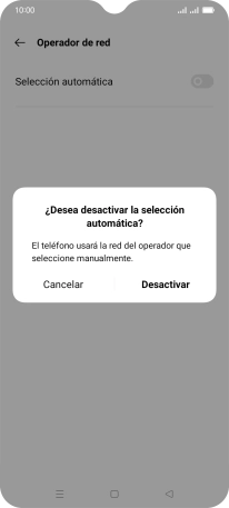 Pulsa Desactivar. Pulsa Desactivar.